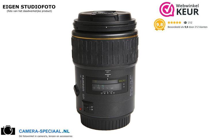 Tamron (Canon) SP 90mm F2.8 macrolens met 1 jaar garantie, Audio, Tv en Foto, Fotografie | Lenzen en Objectieven, Macrolens, Zo goed als nieuw