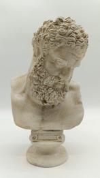 sculptuur, Busto dellercole farnese - 29 cm - marmerstof, Antiek en Kunst, Curiosa en Brocante