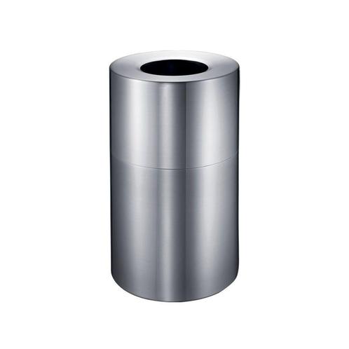 Afvalbak grote capaciteit 130 ltr - aluminium, Huis en Inrichting, Woonaccessoires | Prullenbakken, Nieuw, Verzenden