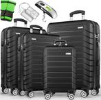 Kofferset - 4 delig - Trolley - Reiskoffer set - Zwart - Til, Verzenden, Zo goed als nieuw