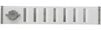Aluminium afsluitbaar schuifrooster opbouw 500 x 90mm, Doe-het-zelf en Verbouw, Verzenden, Nieuw