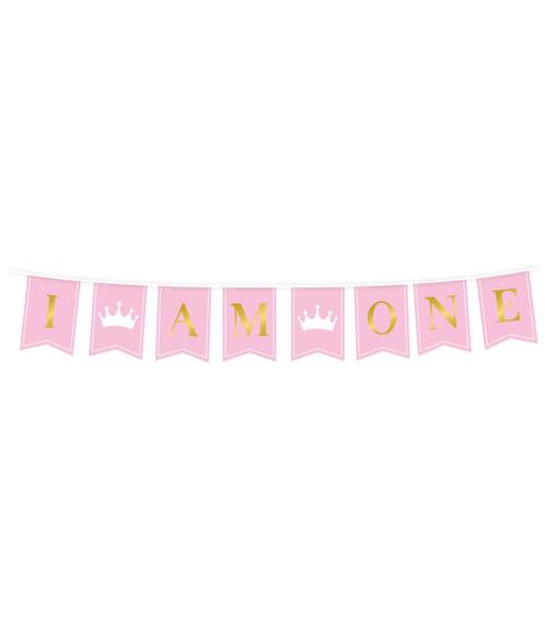 2 Jaar Banner Roze, Hobby en Vrije tijd, Feestartikelen, Nieuw, Verzenden