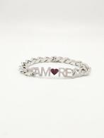 Armband - 18 karaat Witgoud Diamant (Natuurlijk) - Robijn, Nieuw
