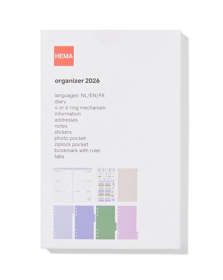 HEMA Navulling agenda 2026 17x9.6cm, Diversen, Agenda's, Nieuw, Verzenden