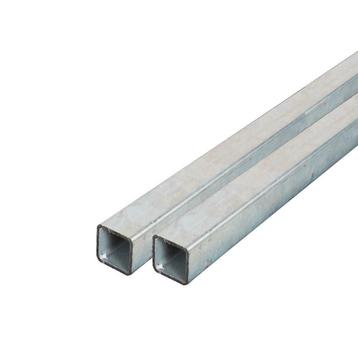 Stalen verzinkte koker  25x25x2 mm - op maat gezaagd