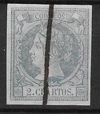 Spanje 1860 - Elizabeth II - Edifil 51P, Postzegels en Munten, Gestempeld