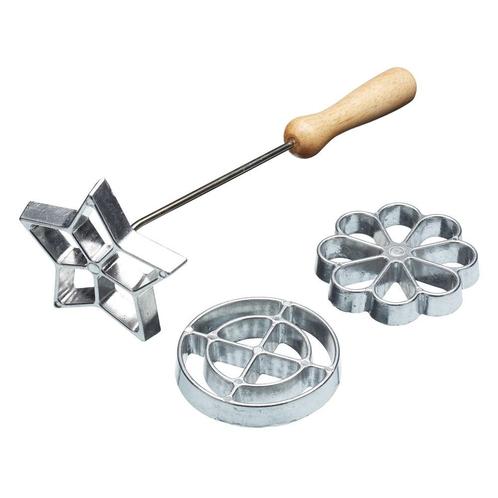 Kitchen Craft Rozet Mallen IJzer Set/3, Hobby en Vrije tijd, Taarten en Cupcakes maken, Nieuw, Verzenden