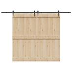 vidaXL Doos met onderdelen voor schuifdeur 305 cm staal, Doe-het-zelf en Verbouw, IJzerwaren en Bevestigingsmiddelen, Verzenden