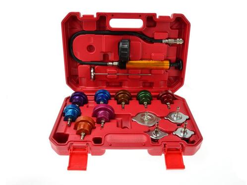 Radiatortester - Vacuumtester - Koeltester - 14 Delig Met 12, Telecommunicatie, Mobiele telefoons | Telefoon-opladers, Nieuw, Ophalen of Verzenden