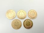 Frankrijk. Napoléon III. 5 Francs 1856/1864 (lot de 5