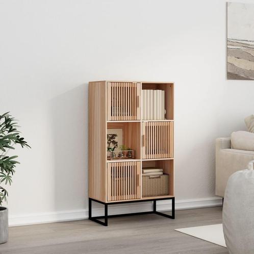 vidaXL Hoge kast 70x35x125 cm bewerkt hout, Huis en Inrichting, Kasten | Overige, Nieuw, Verzenden