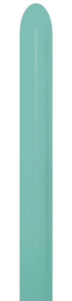 Modelleerballonnen Aquamarina 5cm 152cm 50st, Hobby en Vrije tijd, Feestartikelen, Nieuw, Verzenden