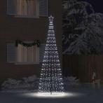 vidaXL LED Kerstboom met Grondspiesjes Koudwit 400 cm IJzer, Verzenden, Nieuw