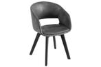Design stoel NORDIC STAR antiek grijze houten poten - 43423, Huis en Inrichting, Stoelen, Ophalen of Verzenden, Nieuw