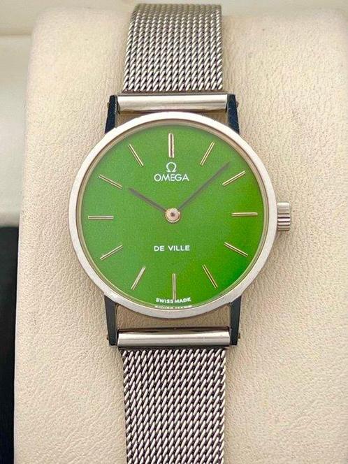 Omega - Zonder Minimumprijs - Vintage De Ville Green Dial, Sieraden, Tassen en Uiterlijk, Horloges | Heren