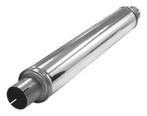 Demper Tubex rond 100 mm, lengte 600 mm Universeel RVS 2,50, Verzenden, Nieuw