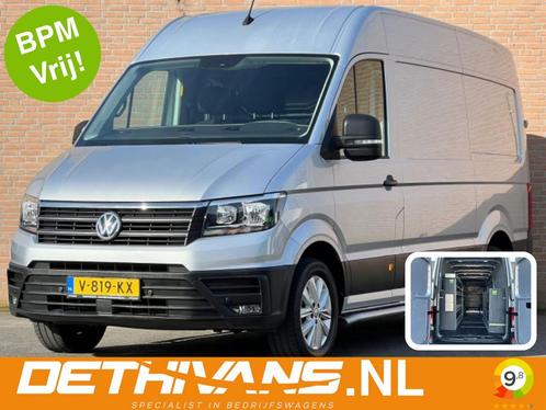 Volkswagen Crafter 2.0TDI L3H3 / Complete Inrichting, Auto's, Bestelauto's, Onderhoudsboekje, Lease, Zwart, Handgeschakeld, Overige kleuren