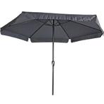 Gemini parasol met volant grijs 3 m, Ophalen of Verzenden, Nieuw, Grijs