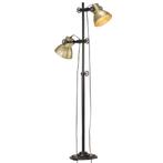 vidaXL Vloerlamp met 2 lampenkappen E27 gietijzer, Verzenden, Nieuw