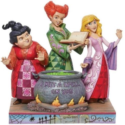 Disney Traditions – Hocus Pocus Sisters – I Put A Spell On Y, Verzamelen, Disney, Overige figuren, Nieuw, Beeldje of Figuurtje