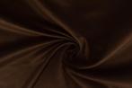 30 meter suedine stof - Bruin - 150cm breed, 200 cm of meer, Nieuw, Polyester, Ophalen of Verzenden