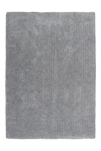 Hoogpolig Vloerkleed | Velvet | Effen | Zilver | 160x230 cm, Huis en Inrichting, Stoffering | Tapijten en Kleden, Verzenden, Nieuw