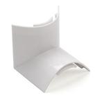 Kabelgoot hoek | Nedis | 12 mm kabel (PVC, Wit), Doe-het-zelf en Verbouw, Verzenden, Nieuw