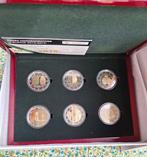 Luxemburg. 2 Euro 2013/2015 (6 coins) Proof  (Zonder, Postzegels en Munten, Munten | Europa | Euromunten