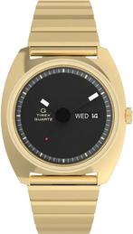 Timex TW2Y34400 Q Timex 1975 Enigma horloge, Overige merken, Staal, Verzenden, Polshorloge