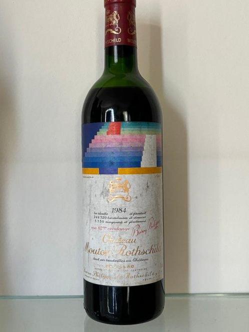 1984 Chateau Mouton Rothschild - Bordeaux, Pauillac 1er, Verzamelen, Wijnen