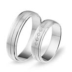 Actie trouwringen in 8/14/18 karaat witgoud per paar vanaf, Sieraden, Tassen en Uiterlijk, Ringen, Verzenden, Nieuw
