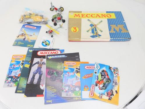 Meccano Bouwset Box n. 03 & 3920 & 4 kleine pakketjes zon..., Hobby en Vrije tijd, Modelbouw | Auto's en Voertuigen, Overige typen