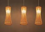 Japanse Bamboe Hanglamp – Handgeweven Rotan Sfeerverlichting, Huis en Inrichting, Verzenden, Nieuw