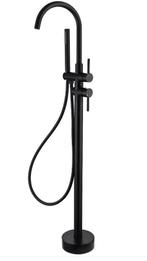 Vrijstaande badkraan mat zwart, Doe-het-zelf en Verbouw, Sanitair, Ophalen of Verzenden, Nieuw, Bad