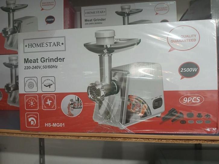 Vleesmoelen HS-MG01 - Elektrische vleesmolen 2500W -, Zakelijke goederen, Horeca | Keukenapparatuur, Verzenden