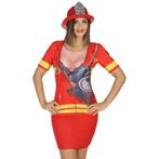 Brandweer shirt kostuum voor dames - Brandweer kleding, Ophalen of Verzenden, Nieuw