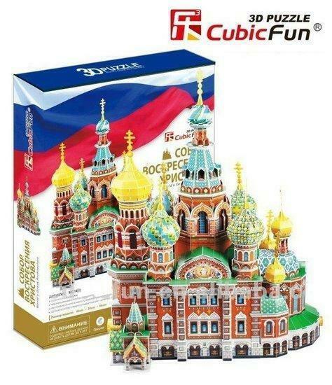3D Puzzel: Church of the Savior on Spilled Blood (Cubic Fun), Verzamelen, Speelgoed, Verzenden