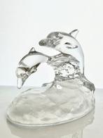 Beeldje, Cristal d’Arques – Famiglia di delfini in cristallo