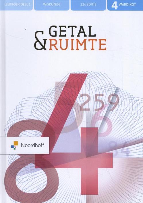 Getal  Ruimte 4 vmbo KGT leerboek deel 1 9789001893262, Boeken, Studieboeken en Cursussen, Zo goed als nieuw, Verzenden