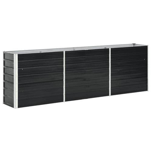 Plantenbak 240cm Antraciet - Retourdeal - 35% Korting!, Tuin en Terras, Bloembakken en Plantenbakken, 60 cm of meer, 100 cm of meer