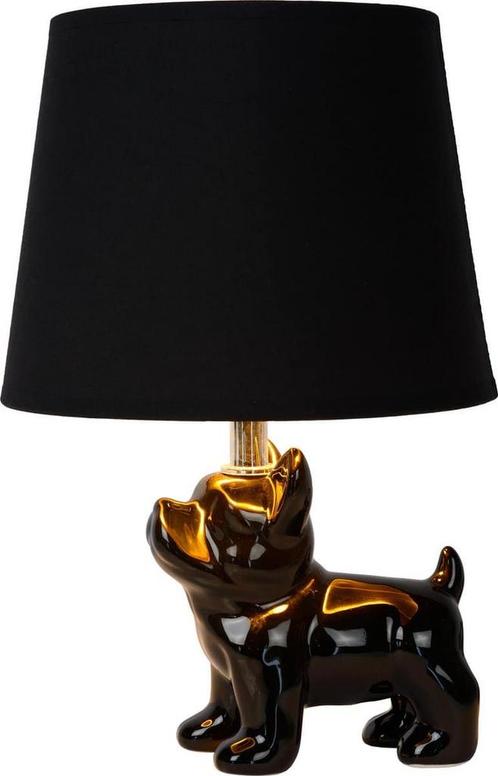 Lucide EXTRAVAGANZA SIR WINSTON Tafellamp - 1xE14 - Zwart, Huis en Inrichting, Lampen | Tafellampen, Zo goed als nieuw, Ophalen of Verzenden