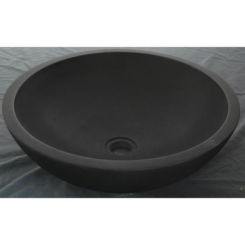 Waskom Imso Lavabo Tondo Basalto Nero 45x15cm, Doe-het-zelf en Verbouw, Sanitair, Overige typen, Nieuw, Ophalen of Verzenden