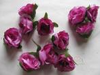 Zijden Roosjes Paars 2Tone 3 cm 10 stuks, Ophalen of Verzenden, Nieuw