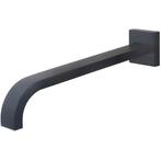 Wiesbaden Baduitloop - Vierkant - 30cm - 1/2inch - Mat Zwart, Ophalen of Verzenden, Nieuw