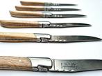 Laguiole - 6x Luxury Steak Knives - Oak Wood - stonewash