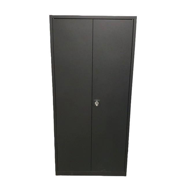 NIEUWE draaideurkast hoog zwart 195x92x42 cm 4 legborden, Huis en Inrichting, Kasten | Roldeurkasten en Archiefkasten, Nieuw