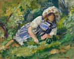 Blanche Roboa Pissarro (1878-1945) - Lenfant dans lherbe