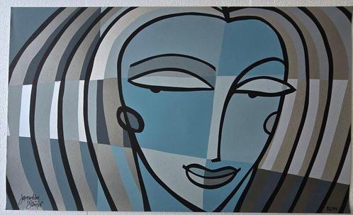 Jacqueline Schäfer (1961) - Face 1, Antiek en Kunst, Antiek | Overige Antiek