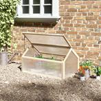 TRUUSK Houten Kweekbak - Mini Broeikas 90 x 52 x 49,5 cm - M, Tuin en Terras, Verzenden