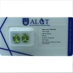 Zonder Minimumprijs - 2 pcs Groen Olivijn - 3.97 ct -, Sieraden, Tassen en Uiterlijk, Edelstenen, Nieuw